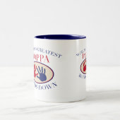ポーパ最高のハンズダウン ツートーンマグカップ (中央)
