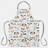 ポーフェクトシェフ犬の恋人エプロン エプロン (正面)