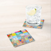 ポーフレンドリール・クレー スクエアペーパーコースター (インサイチュ)