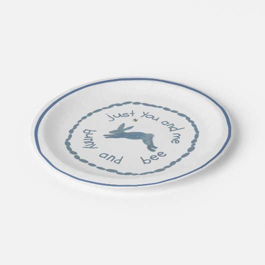 ポーブニービーバニーズビーツベビー ペーパープレート (アングル)