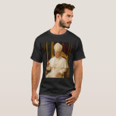 ポープおもしろいトランプティーミームおもしろい Tシャツ (正面フル)