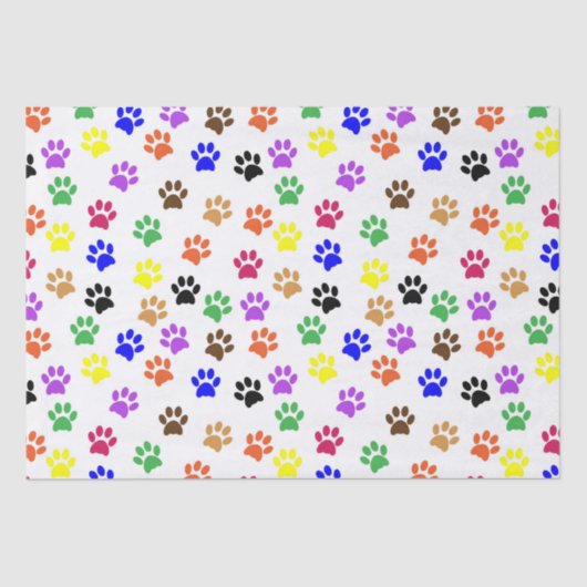 ポープカラフルプリント |カスタム 薄葉紙 (正面)