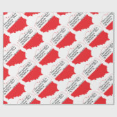 ポープジョンポールII引用文 ラッピングペーパー (フラット)