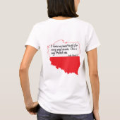 ポープジョンポールII引用文 Tシャツ (裏面)