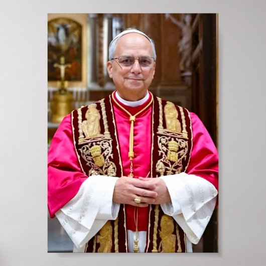 ポープスレオ14世ポートレート ポスター (正面)