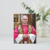 ポープスレオ14世ポートレート ポストカード (スタンド正面)