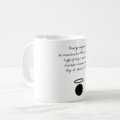 ポープセントジョンポール2世引用文マグ コーヒーマグカップ (正面左)