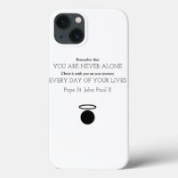 ポープセント·ジョン·ポール2世引用文iPhoneケース