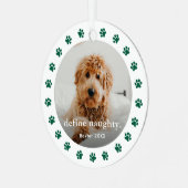 ポープリおもしろいント2フォトペットクリスマス メタルオーナメント (正面左)