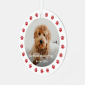 ポープリおもしろいント2フォトペットクリスマス メタルオーナメント (正面左)