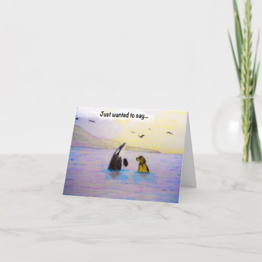 ポープリンツありがとう！ サンキューカード (正面)