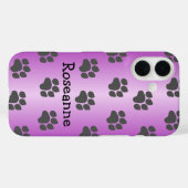 ポープリンツパープル Case-Mate iPhoneケース (裏面 (横))