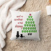 ポープリンツホリデーツリー クッション (ブランケット)