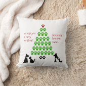 ポープリンツホリデーツリー クッション (ブランケット)