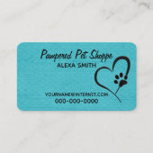 ポープリントおよびエンボスドット 名刺 (正面)