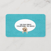 ポープリントおよびエンボスドット 名刺 (裏面)