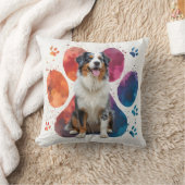 ポープリントのオーストラリアの羊飼い クッション (ブランケット)