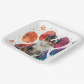 ポープリントのオーストラリアの羊飼い ペーパープレート (傾斜あり)