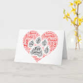 ポープリントオンザーズハートレインボーブリッジ カード (黄色い花)