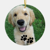 ポープリントカスタムペットフォトセラム セラミックオーナメント (正面)