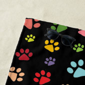 ポープリントカラフルデザインビーチタオル ビーチタオル (インサイチュ)