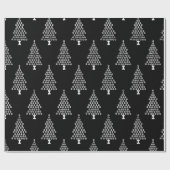 ポープリントクリスマスツリー ラッピングペーパー (フラット)