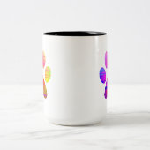 ポープリントコーヒーマグ ツートーンマグカップ (中央)