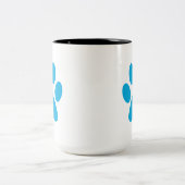 ポープリントコーヒーマグ ツートーンマグカップ (中央)