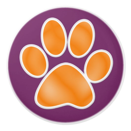 ポープリントセラミックドロワーノブ – SRF セラミックノブ (正面)