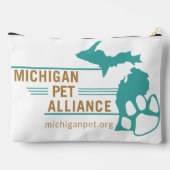 ポープリントチューリップアクセサリートラベルポーチ アクセサリーポーチ (裏面)