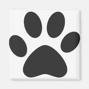 ポープリントドッグキャットアニマルペット足子犬 マグネット