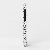 ポープリントドッグス白黒 Case-Mate iPhoneケース (裏面/左)