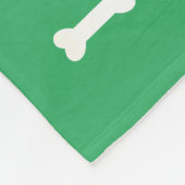 ポープリントドッグパーソナライズされたフリースブランケット フリースブランケット (角)