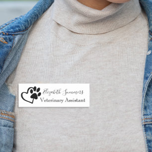 ポープリントハート獣医ビジネス 名札