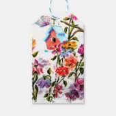 ポープリントバードハウス ギフトタグ (正面)