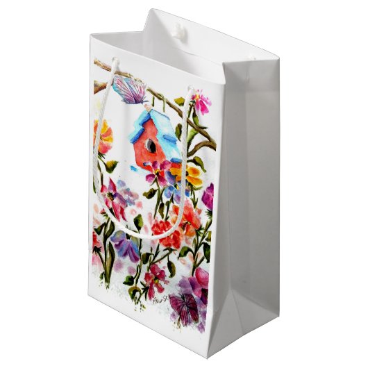 ポープリントバードハウス スモールペーパーバッグ (正面アングル)