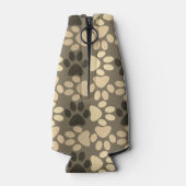ポープリントパターンブラウン ボトルクーラー (裏面)