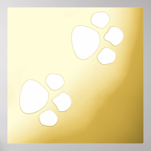 ポープリントパターンベッドルームリビングデコールキュートギフト 箔ポスター (正面)