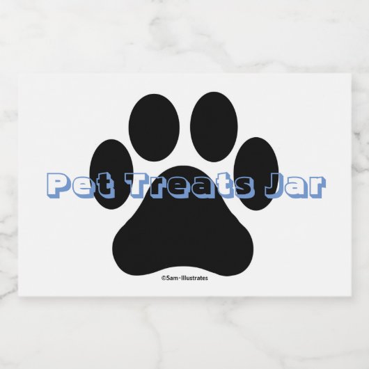 ポープリントパーソナライズされたペットがフードラベル瓶を扱う フードラベル (シングルラベル)