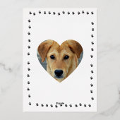 ポープリントフレームカスタムーPETフォトフォイルホリデーカー 箔シーズンカード (裏面)