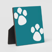 ポープリントプラーク – ティール（緑がかった色） フォトプラーク (正面)