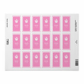 ポープリントプリンセスオフリーシュアート™ペットトリート ラベル (フルシート)