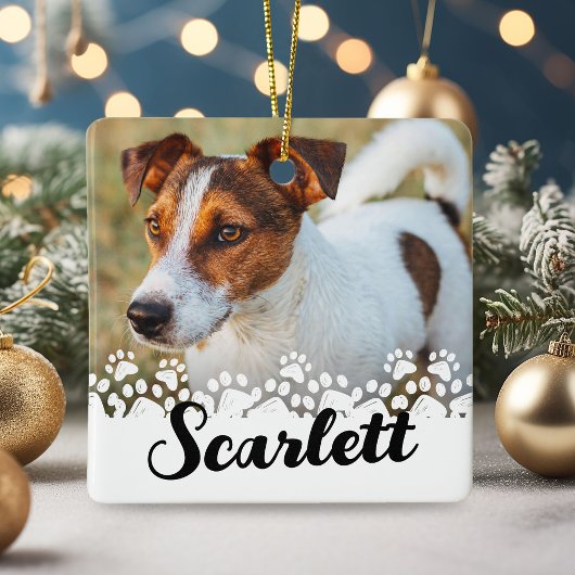 ポープリントペットカスタムの写真 セラミックオーナメント