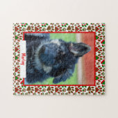 ポープリントペットフォトパーソナライズされたパズル ジグソーパズル (横)