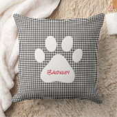 ポープリントペット名ジンジャムドッグキャットファミリー クッション (ブランケット)