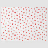 ポープリントペット好き犬猫ペット赤おもしろい 薄葉紙 (正面)