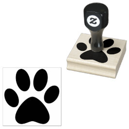 ポープリントペ離れット猫ドッグシンプル大 ラバースタンプ