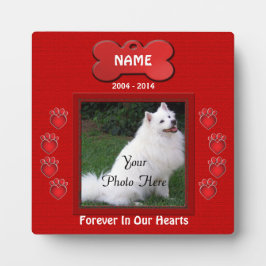 ポープリントレッドカスタム フォトプラーク