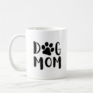 ポープリント付き犬のママ |コーヒおもしろいーマグ コーヒーマグカップ