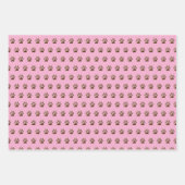 ポープリント動物愛好家 ラッピングペーパーシート (正面3)